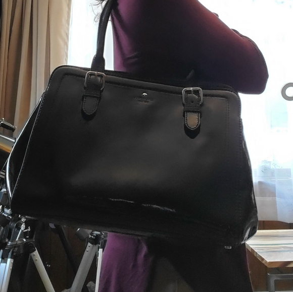 Kate Spade Black Patent Leather Purse - Picture 14 of 14